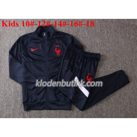 Frankrike 2020-2021 Barn Treningsdresser M003